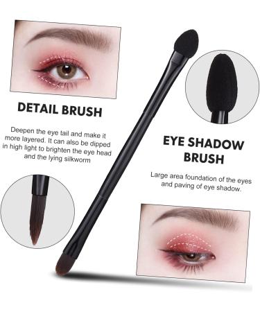 SOESFOUFU Powder Applicator 20pcs Double Eye Shadow Makeup Eyeshadow Disposable Lip Wands Brush for Makeup Miss Mix Sponge Brush - Buy Online on GoSupps.com