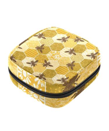 Geometric Beewaben women's napkin-storage bag portable period pocket for women teenagers girls menstrual cup pocket breastfeeding insert holder 4