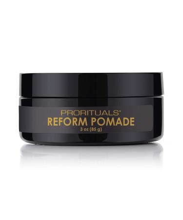Prorituals Reform Pomade - Classic Pomade for Men and Women  Extra Firm Hold  Demi-Matte Finish  Hair Wax for Men  3oz