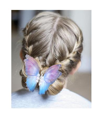 DEEKA 8 Pcs Large Butterfly Hair Clips | Colorful 90s Style Hair Accessories for Girls and Women - Buy Online on GoSupps.com