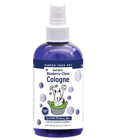Showseason Blueberry Clove Dog Cologne 8.5 oz. | Long-Lasting Odor Eliminator | Cruelty-Free | Paraben-Free | Biodegradable and Non-Toxic | Made in The USA