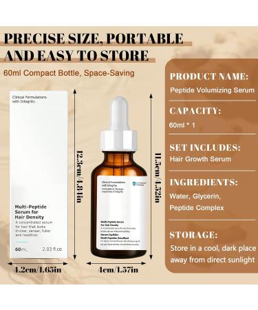 Multi-peptide Serum for Hair Density Peptides Hair Growth Serum Pousse de Cheveux Pr vient la Chute Des Cheveux Rafra chissant et Non Gras Convient Aux Hommes et Aux Femmes 30ml - Buy Online on GoSupps.com