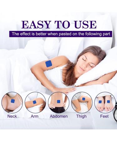 Buy 100% Drug-Free Sleep Paving Plaster - Natural Blue Stickers for Calm Relaxation & Rejuvenation (60 Pieces) - International Shipping - Buy Online on GoSupps.com