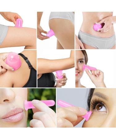 Cupping Therapy Sets 7Pcs | Silicone Anti Cellulite Massage Cups | Vacuum Suction Facial & Body Massager for Adults - Buy Online on GoSupps.com