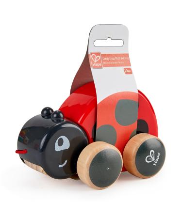 Hape pull-along beetle Marie made of wood pull-along toy for children from 12 months - Buy Online on GoSupps.com