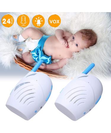 Splenssy Audio Baby Monitor - 2.4GHz Wireless Digital Audio, Two-Way Talk, Cry Detector | Portable & Sensitive Transmission - Buy Online on GoSupps.com