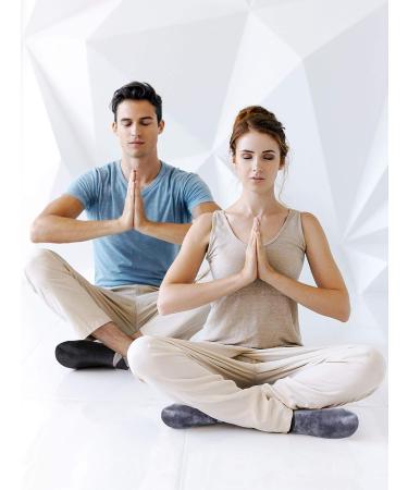 Geyoga 3 Pairs Winter Non-Slip Thermal Socks for Men - Black, Navy Blue, Dark Grey - Buy Online on GoSupps.com