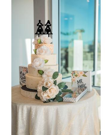 Motorcycle Wedding Cake Topper Ride with Me Forever Cake Topper Funny Mr & Mrs Cake Topper for Wedding/Anniversary/Bridal Shower Party Decor - Buy Online on GoSupps.com