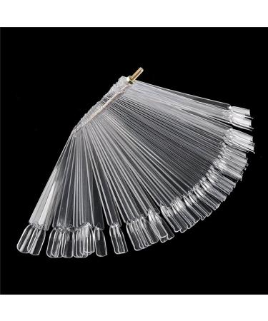 Adecco LLC Nail Swatch Sticks - 200 Pack Fan-shaped False Nail Art Tips for Salon Display and Practice - Buy Online on GoSupps.com