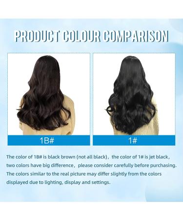Neitsi U Tip Human Hair Extensions 12 Inch 50 Strands | Pre Bonded Keratin Black Brown Straight Silky | Real Natural Hair Extensions - Buy Online on GoSupps.com