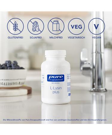 Pure Encapsulations L-Lysine Plus - Vegan Essential Amino Acid with Selenium & Zinc for Immune Support - 90 Capsules - Buy Online on GoSupps.com