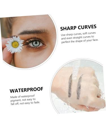 Housoutil 20 Pcs Imitation Eco Eyebrow Sticker Stickers Fake Eyebrow Tattoos Imitation Eyebrow 3d Cosmetic 21.5X14.5cmx2pcs Blackx2pcs - Buy Online on GoSupps.com