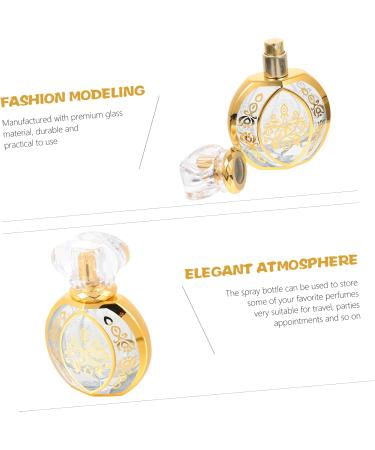 DOITOOL Perfume Bottle Glass Perfume Mini Spray Bottle Glass Dispenser Perfume Dispenser Bottle Liquid Spray Bottle Glass Sub Bottle Short Spray Travel Fine Mist Empty Bottle - Buy Online on GoSupps.com