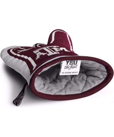 YouTheFan NCAA Texas A&M Aggies Oven Mitt - Heat Resistant 100% Quilted Cotton 13 x 6.5 - Buy Online on GoSupps.com