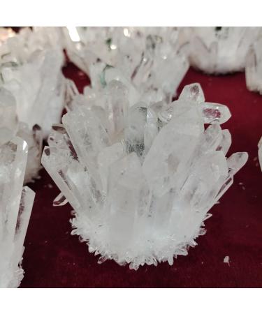 Crystal Natural Crystal Cluster Raw Quartz White s Crystal Point Specimen Home Decoration Raw Crystals Can be Used for Natural Stones and Minerals - Buy Online on GoSupps.com