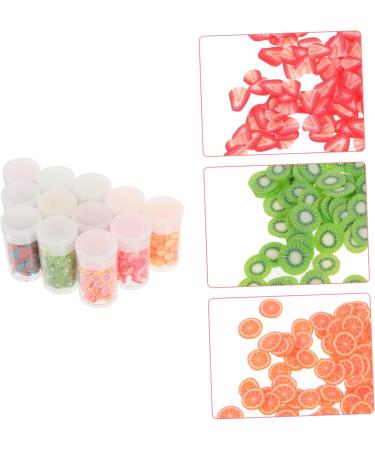 Beatifufu 12 Boxes Nail Art Accessories Fruit Slices Nail Art Decorations Nail Art Slices Lip Gloss Charms Polymer Clay Slices Nail Decorations - Buy Online on GoSupps.com