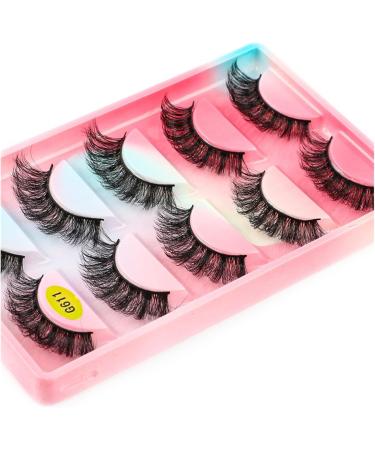 UAMOU Mink Lashes Bulk 5 Pair Natural Long Faux Cils Cilios Mink 3D False EyeLashes Makeup Fluffy Eye Lashes maquillaje Cheerfully (Color : G405 Size : 30 BOXES (150 pairs)) - Buy Online on GoSupps.com