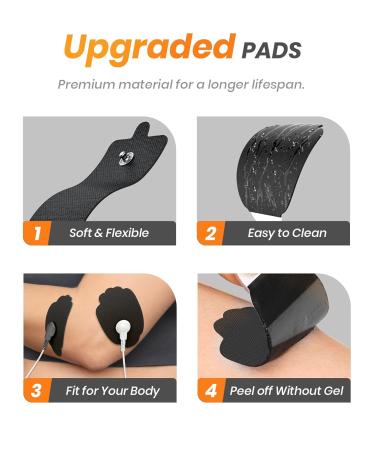 AVCOO 20-Pack TENS/EMS Unit Replacement Pads - Long-lasting, Latex-Free Electrode Pads for TENS Devices with 3.5mm Button Connector - Buy Online on GoSupps.com