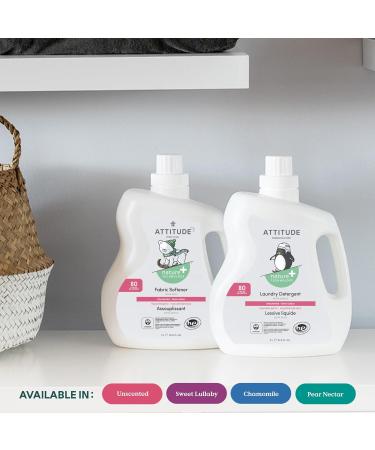 ATTITUDE Baby Laundry Detergent + ATTITUDE Laundry Detergent (Wildflowers) EWG Verified Plant and Mineral-Based HE Compatible 80 Loads (Concentrated) 2 Liters Each Detergent + Detergent 2 Liters - Buy Online on GoSupps.com