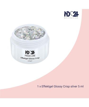 Buy Prime Line UV LED Gel Crisp Effect Silver Glitter - 5ml Made in Germany | International Shipping Available - Buy Online on GoSupps.com