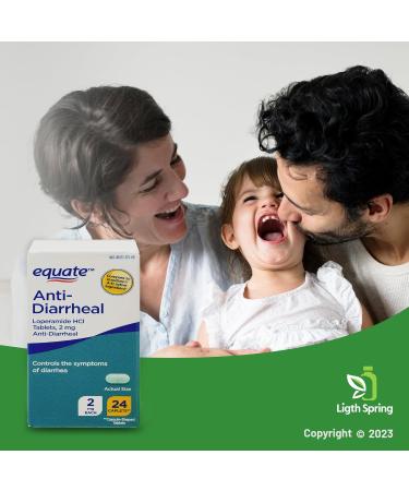 Equate Anti-Diarrheal 2 mg - Loperamide 24 Caplets (3 Pack) | Exclusive Vitamins & Minerals Bundle | A to Z Health Guide - Buy Online on GoSupps.com
