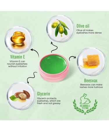 PERMANIA Lash Lift Balm Glue 0.35oz - Strong Viscosity and Water Solubility - Apple Scented - Buy Online on GoSupps.com