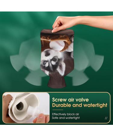 Baseball Husky Hot Water Bottle with Plush Cover - Cozy Hand Warmer for Adults & Kids | 26.5x15.3cm - International Shipping - Buy Online on GoSupps.com
