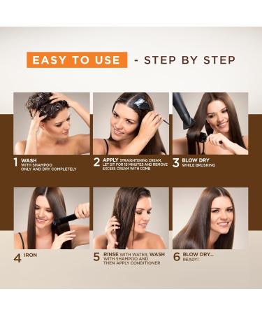 Buy Kativa Brazilian Keratin Straightening Treatment with Hyaluronic Acid | Premium At-Home Hair Care - Buy Online on GoSupps.com