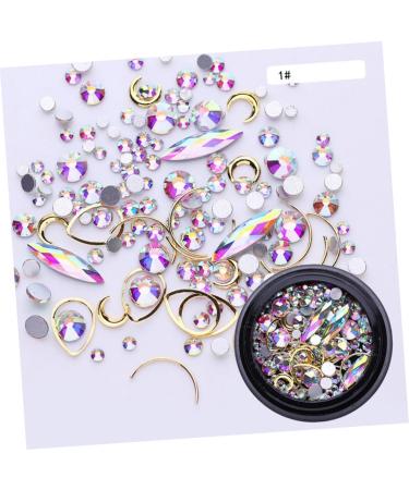 minkissy 4 Boxes Small Black Bottle Metal Ring Rivet Metal Ring Para Maquillaje Nail Art Supplies Materiales Para U as Rhinestones Nail Art Decoration Ornament Little Black Bottle Manicure - Buy Online on GoSupps.com