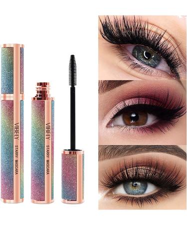 4D Starry Sky Waterproof Mascara - Fiber Volume Non-Blooming Black Eyelash Mascara - Durable & Long-Lasting | International Shipping Available - Buy Online on GoSupps.com