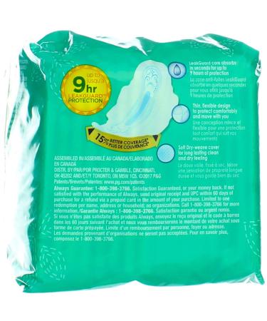 Always Size 2 Ultra Thin Long Super Pads - 16 Count | Absorbent & Comfortable - Buy Online on GoSupps.com