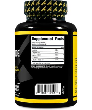 Primaforce Nitric Oxide Booster - 2 250mg 120 Capsules | Enhance Workout Performance & Recovery | International Shipping Available - Buy Online on GoSupps.com