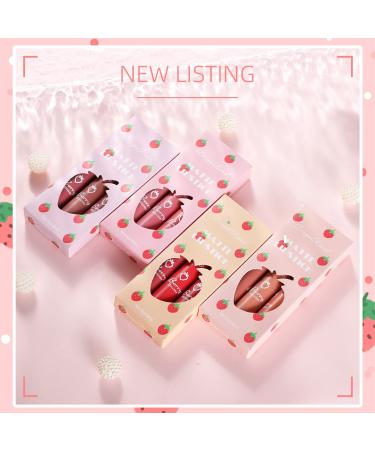 3 Piece Nude Matte Lipstick Set - Velvet Air Moisture Smooth Crayon Lip Stain - Long Lasting Waterproof Lip Gloss for Women - Buy Online on GoSupps.com
