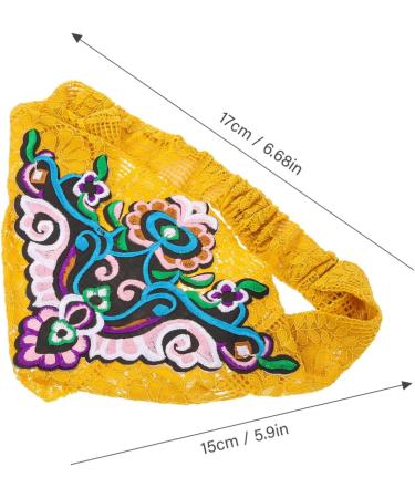 LIFKOME Retro Ethnic Headband Hair Bandanas for Women Bandana Headband Women Hair Accessories Vintage Bandana for Women Decorative Hair Bandana Vintage Hair Bandana Head Bandana for Women - Buy Online on GoSupps.com