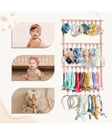 Frifer Storage for Hair Bows | Storage for Hair Bows - Storage Hanger Bow Wall Hanger Hair Clips Light Pink - Buy Online on GoSupps.com
