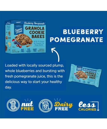 Cooper Street Cookies Chewy Granola Bakes - Blueberry Pomegranate, 12 Count - Buy Online on GoSupps.com
