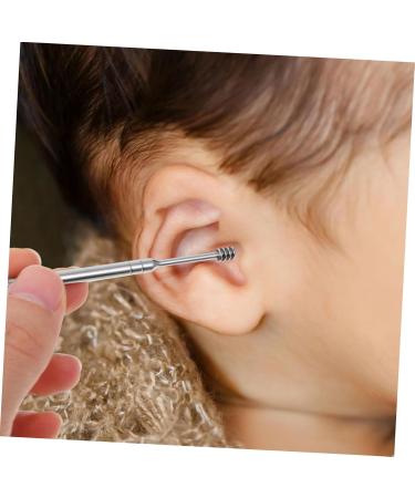 FOMIYES 6 Sets Ear Wax Removal Kit - Stainless Steel Ear Spoons & Cleaning Tools for Effective Earwax Removal - Buy Online on GoSupps.com