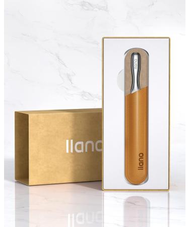 Llano Stainless Steel Nail File Set with Leather Case - Professional Grade Double Sided Fingernail and Toenail Files for Natural, Thick Nails - Ideal for Women, Men, and Seniors - Buy Online on GoSupps.com