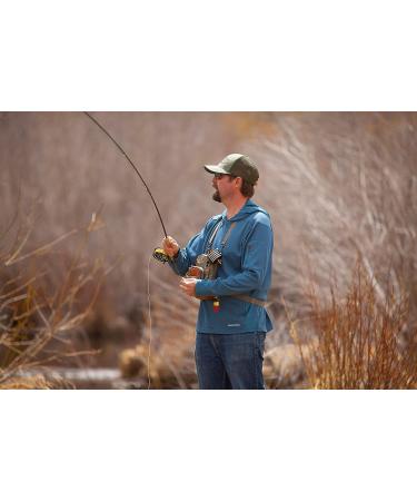 Fishpond San Juan Vertical Fly Fishing Chest Pack Bag - Padded Neck Strap, Saddle Brown - Buy Online on GoSupps.com