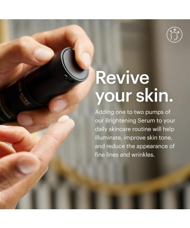 MANSCAPED Skin Ultra Brightening Serum - Men's Vitamin C Face Serum Formulated to Improve Skin Tone & Help Reduce Appearance of Wrinkles Infused with Licorice Root & Niacinamide 1 fl oz 1 Fl Oz (Pack of 1) - Buy Online on GoSupps.com