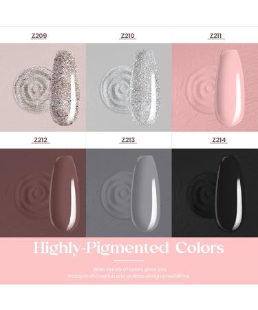 Beetles Dipping Powder Nail Starter Kit - 6 Color Set for French Manicure - Nail Art Kit with Essential Tools - Withering Rose II - Buy Online on GoSupps.com