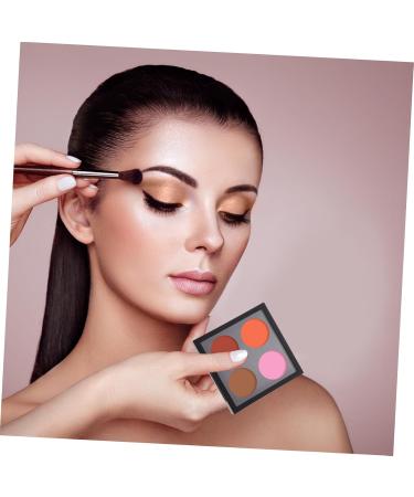 Baluue 5pcs Eye Shadow Blank Empty Cosmetic Eyeshadow Packing Plates Eyeshadow Powder Plate Black As 8.00X7.00X1.30CM Black - Buy Online on GoSupps.com
