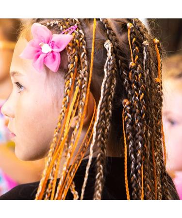 50pcs Gradient Colorful Braided Hair Rope Set - DIY Hair Styling Accessories for Women & Girls - Buy Online on GoSupps.com