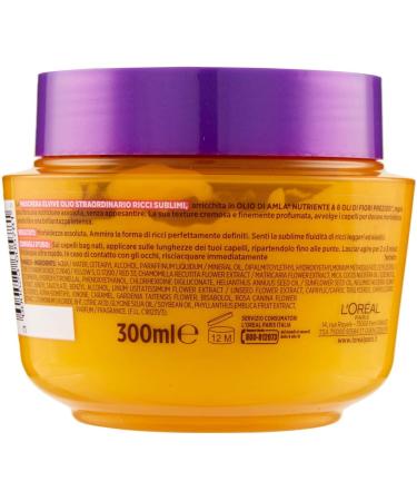 L'Or al Paris Elvive LOr al Paris Elvive Moisturizing mask for curly or toxic hair 300 ml 3 packs of 6 pieces each - Buy Online on GoSupps.com