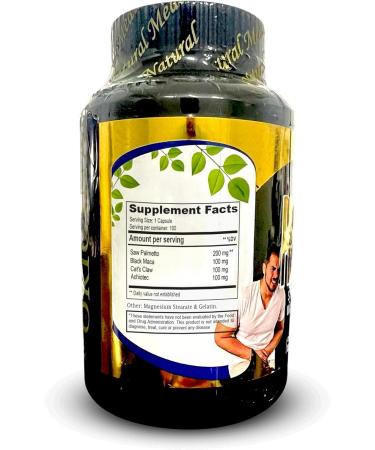 Prostazeus Complex Formula Natural Prostate Support with Saw Palmetto Maca Negra Cat s Claw & Achiote Premium Men s Wellness Capsules for Vitality Balance & Energy 100 Capsules - Buy Online on GoSupps.com