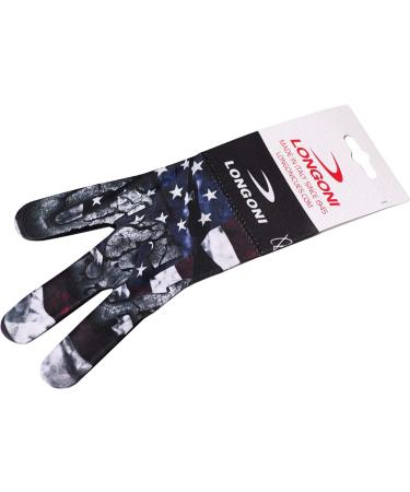 Longoni Fancy Flag 4 Billiard Pool Cue Glove - Left Hand | Premium Quality - Buy Online on GoSupps.com