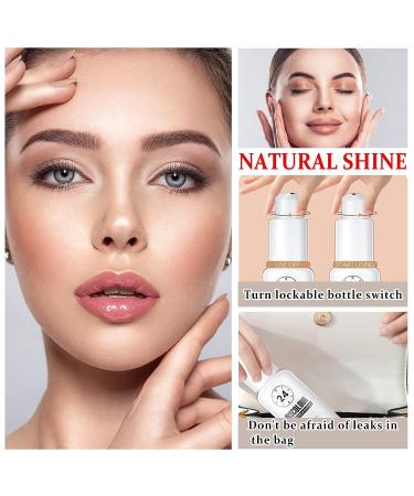 Color Changing Full Coverage Foundation | All-Day Moisturizing with Wrinkle & Blemish Coverage | Brightens Skin Tone | Liquid Base Makeup for Women & Girls - Buy Online on GoSupps.com