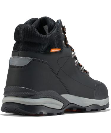 HISEA Men's Waterproof Mid Hiking Boots - Lightweight Leather Ankle Sneakers for Outdoor Climbing and Trekking - Size 10.5 Black - Buy Online on GoSupps.com