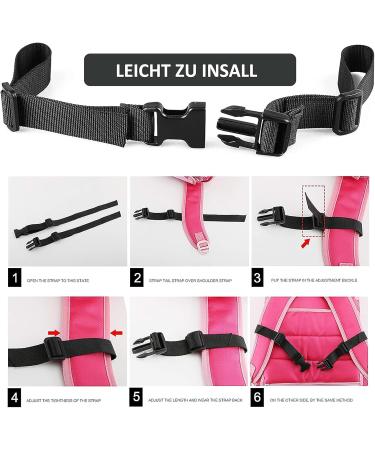 Adjustable Chest Strap for Backpack - 2 Pack Nylon Buckle Belt with Quick Lock - Non-Slip for Jogging & Hiking - Buy Online on GoSupps.com
