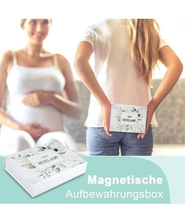 Marveligths 50 Milestone Cards - Perfect Baby Gift for Newborns | Unique Baby Art Cards & Pregnancy Gift Set - Buy Online on GoSupps.com